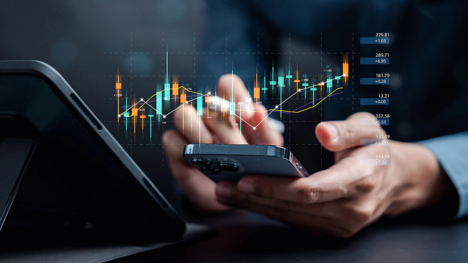 Trading performance chart